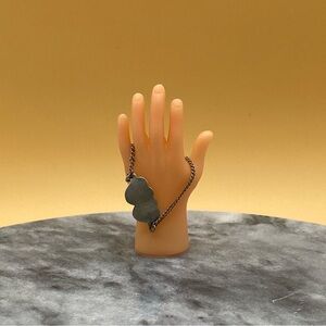 Vintage silver bracelet double hearts RJL Ster - 00H00K